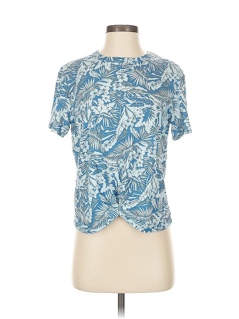 Ivory Ella Short Sleeve T-shirt In Blue