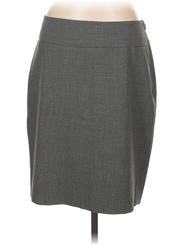 Pre-owned The Limited Formal Skirt In Gray