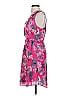 Rebecca Taylor 100% Polyester Paisley Pink Casual Dress Size 0 - photo 5