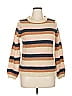 Mi ami Stripes Tan Pullover Sweater Size L - photo 1