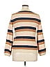 Mi ami Stripes Tan Pullover Sweater Size L - photo 2