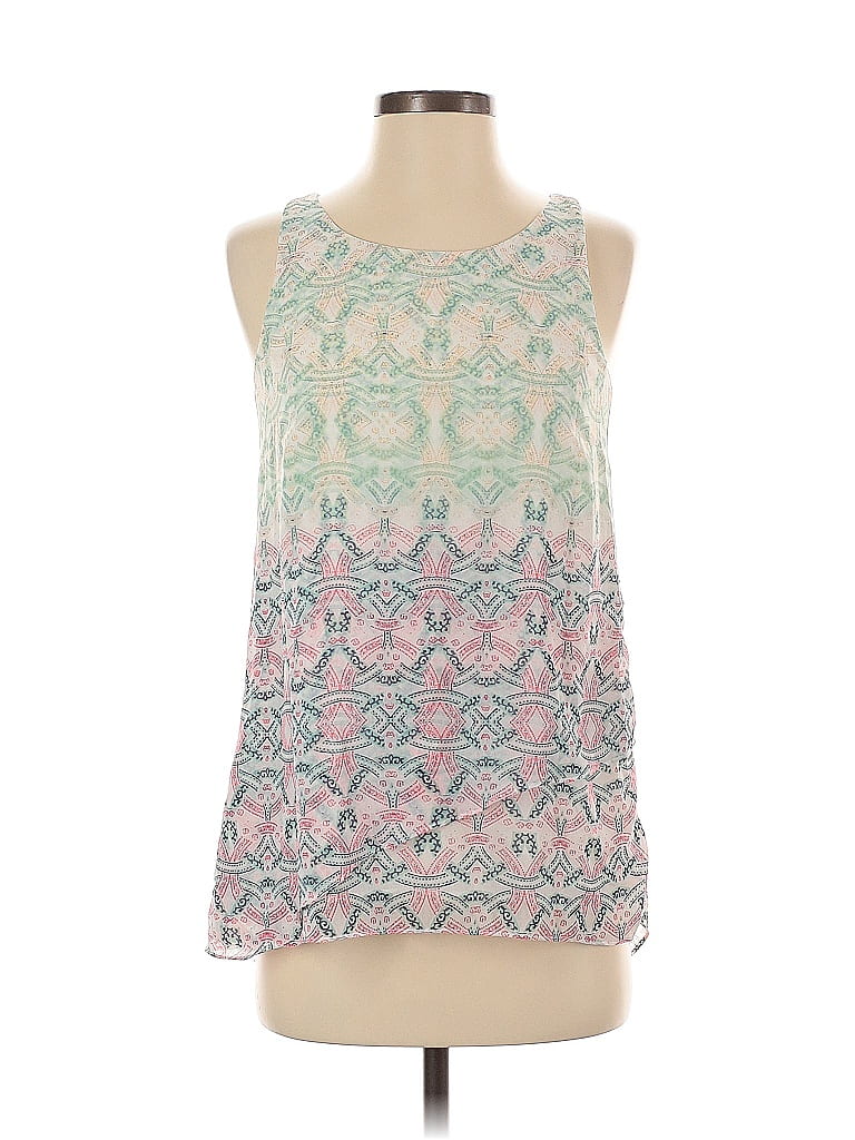 Pre-owned Cabi Sleeveless Top Pink Halter Neckline Tops