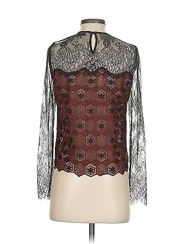 Sandro Long Sleeve Blouse (view 2)