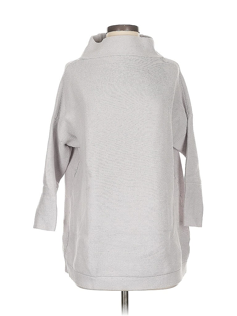 Pre-owned Unbranded Turtleneck Sweater In Gray