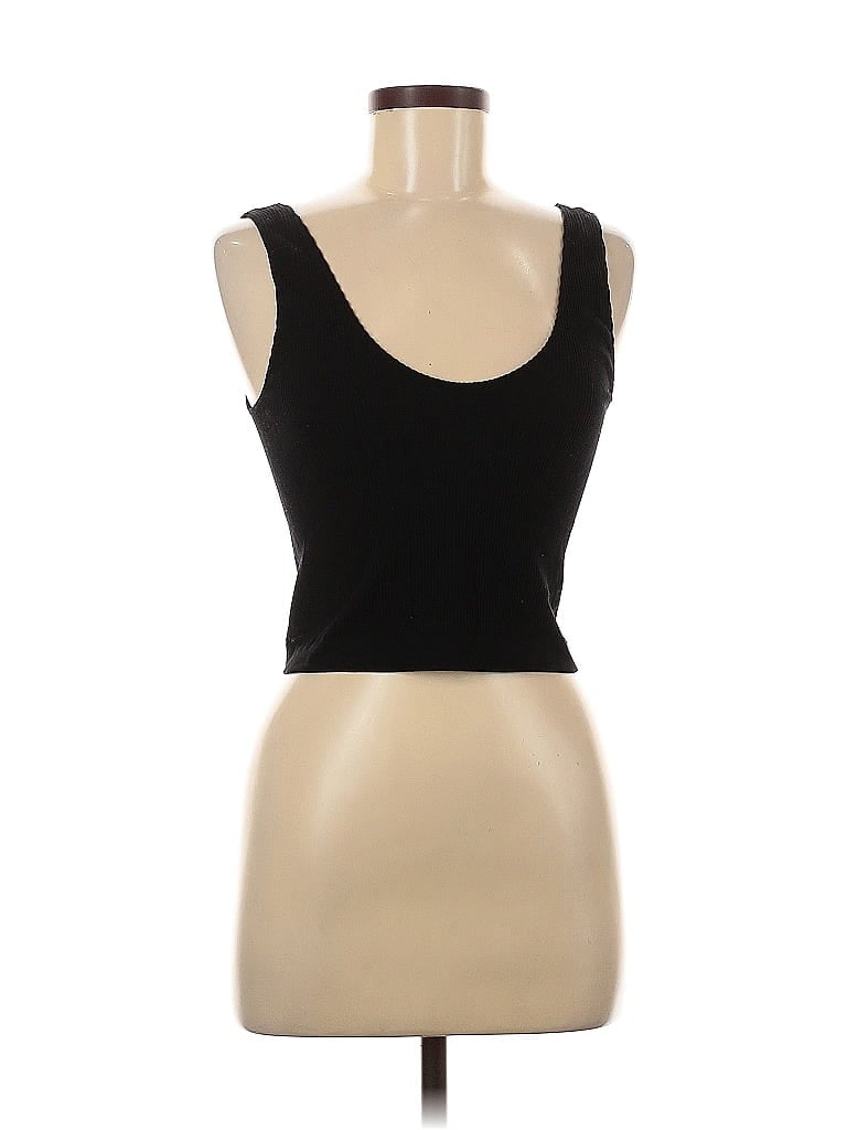 Pre-owned Assorted Brands Tank Top Black Strapless Neckline Tops