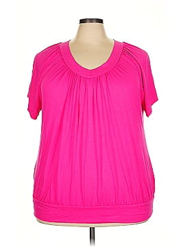 Jm Collection Short Sleeve Blouse