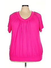 Jm Collection Short Sleeve Blouse