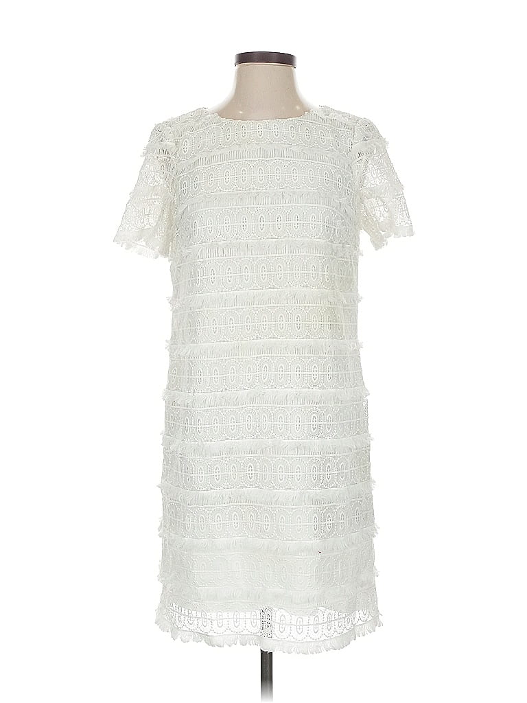 Tahari by ASL 100% Polyester Ivory Cocktail Dress Size 4 - photo 1