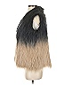 Buffalo by David Bitton Gray Faux Fur Vest Size S - photo 4