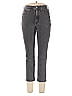 Madewell Chevron-herringbone Gray Jeans Size 28 waist (petite) - photo 1