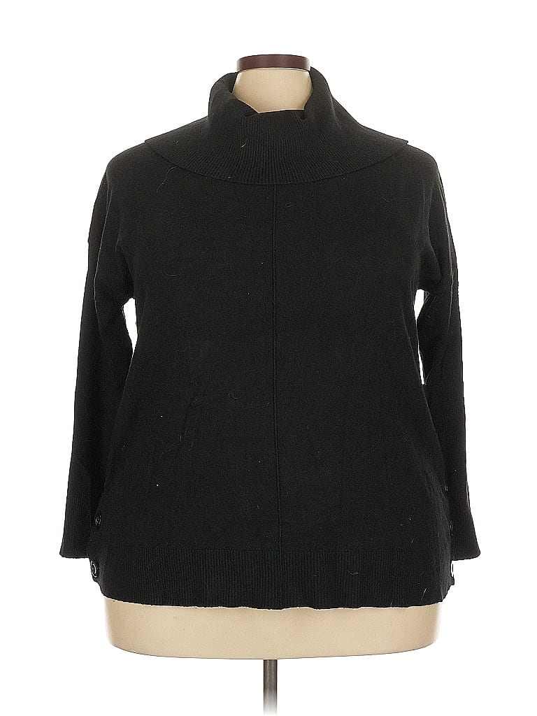 Pre-owned Cynthia Rowley Tjx Turtleneck Sweater In Black
