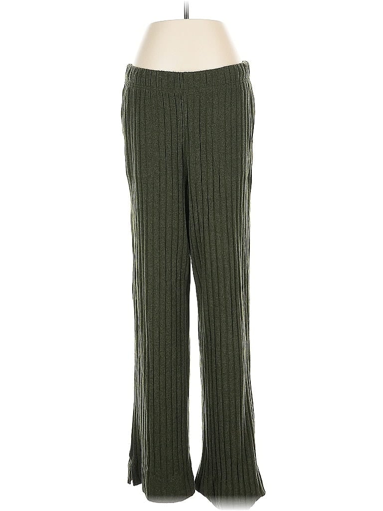 Gap Body Chevron-herringbone Green Casual Pants Size M - photo 1