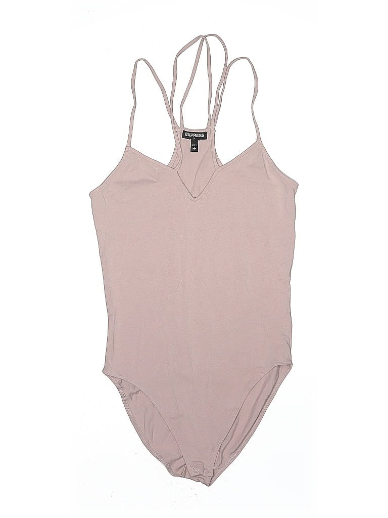 Pre-owned Express Outlet Bodysuit In Brown