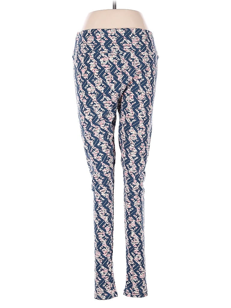 Pre-owned Lularoe Casual Pants In Blue