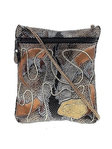Carlos Falchi Leather Crossbody Bag (view 1)