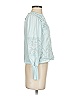 Tiny 100% Cotton Teal Long Sleeve Blouse Size XXS - photo 3