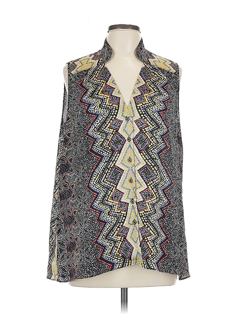 GIANNI BINI Pre-owned Sleeveless Blouse In Gray
