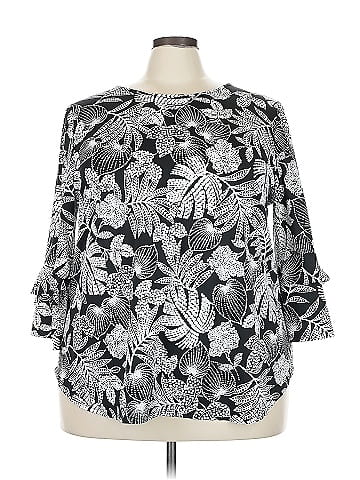 Ruby Rd. 3/4 Sleeve Blouse (view 1)