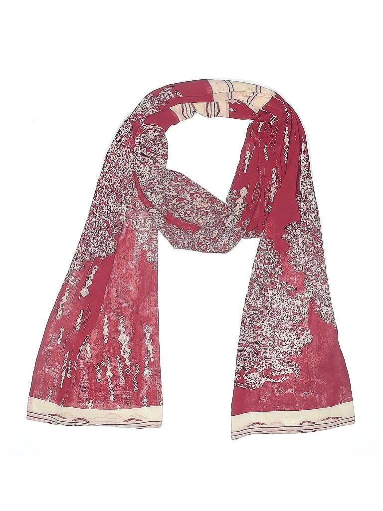 Pre-owned Unbranded Scarf In Red