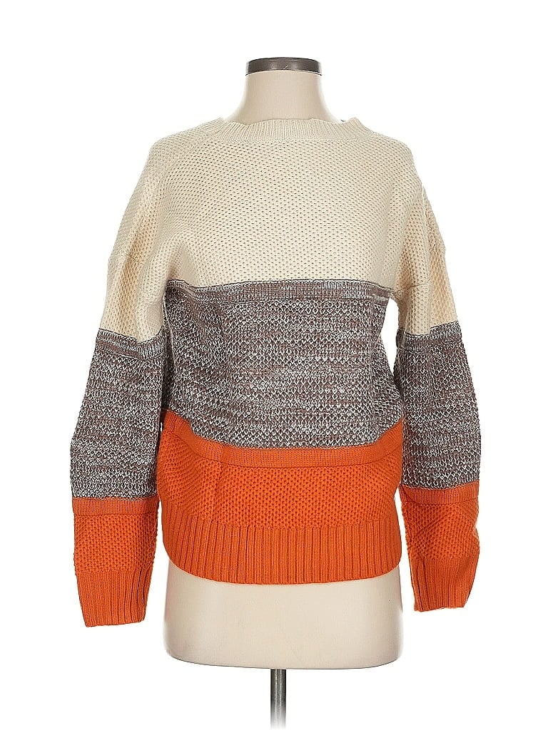Pre-owned Unbranded Pullover Sweater In Orange