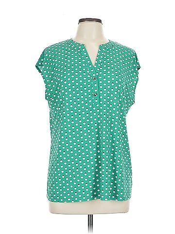 Anne Klein Short Sleeve Blouse (view 1)