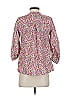 Pomander Place 100% Cotton Pink 3/4 Sleeve Blouse Size S - photo 3