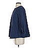 Pomander Place 100% Cotton Blue 3/4 Sleeve Blouse Size S - photo 5