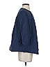 Pomander Place 100% Cotton Blue 3/4 Sleeve Blouse Size S - photo 4