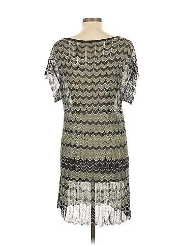 M Missoni Gray Black Cocktail Dress Size 10