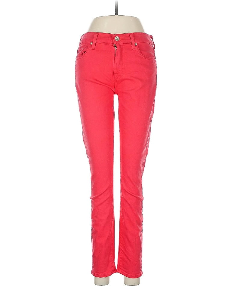 Click to view more detailed imagery on our partner's website Pre-owned 7 For All Mankind Jeans In Red