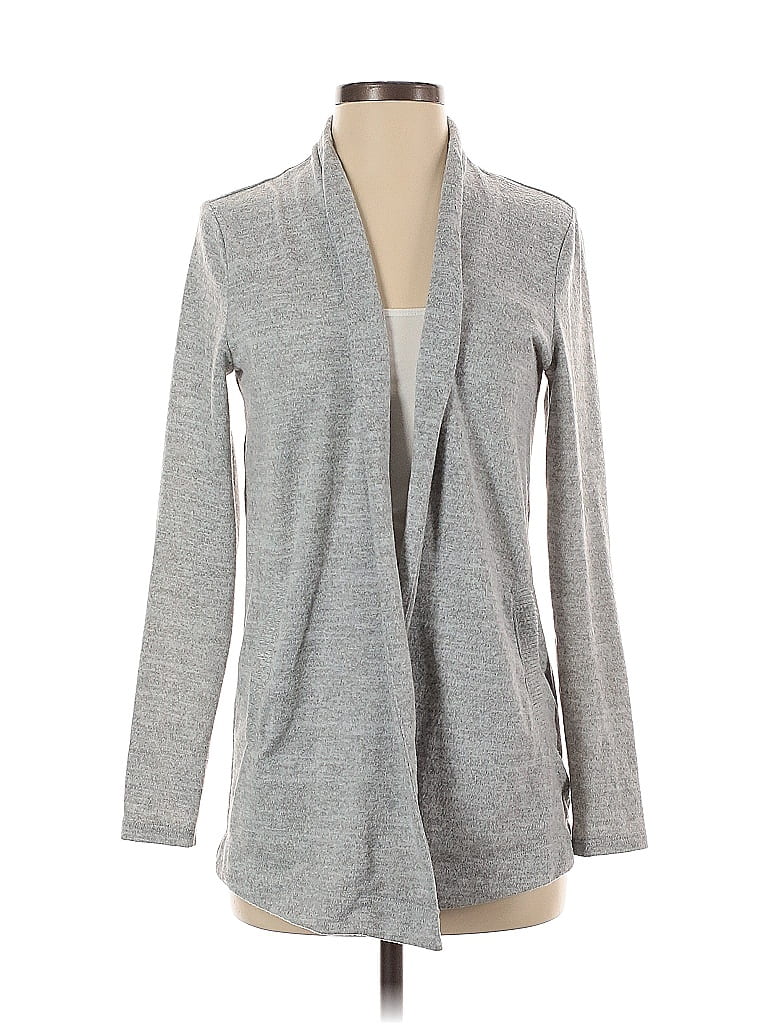 Pre-owned Talbots Cardigan Sweater In Gray