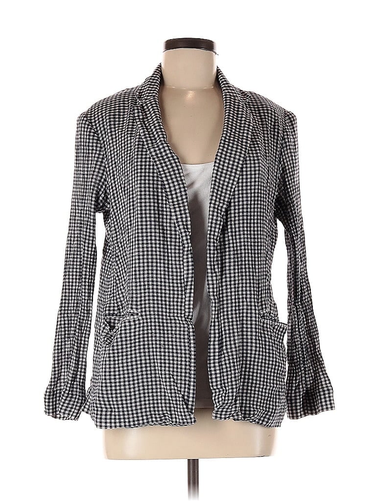 Pre-owned Lc Lauren Conrad Blazer Jacket In Gray