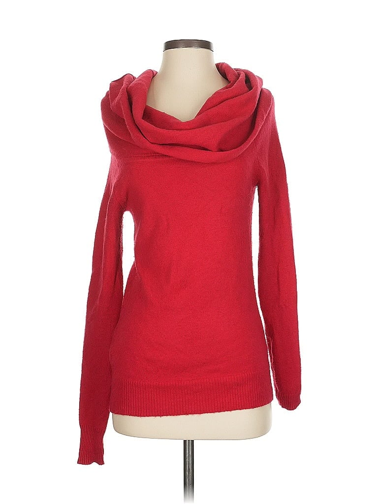 Pre-owned Bcbgmaxazria Pullover Sweater In Red