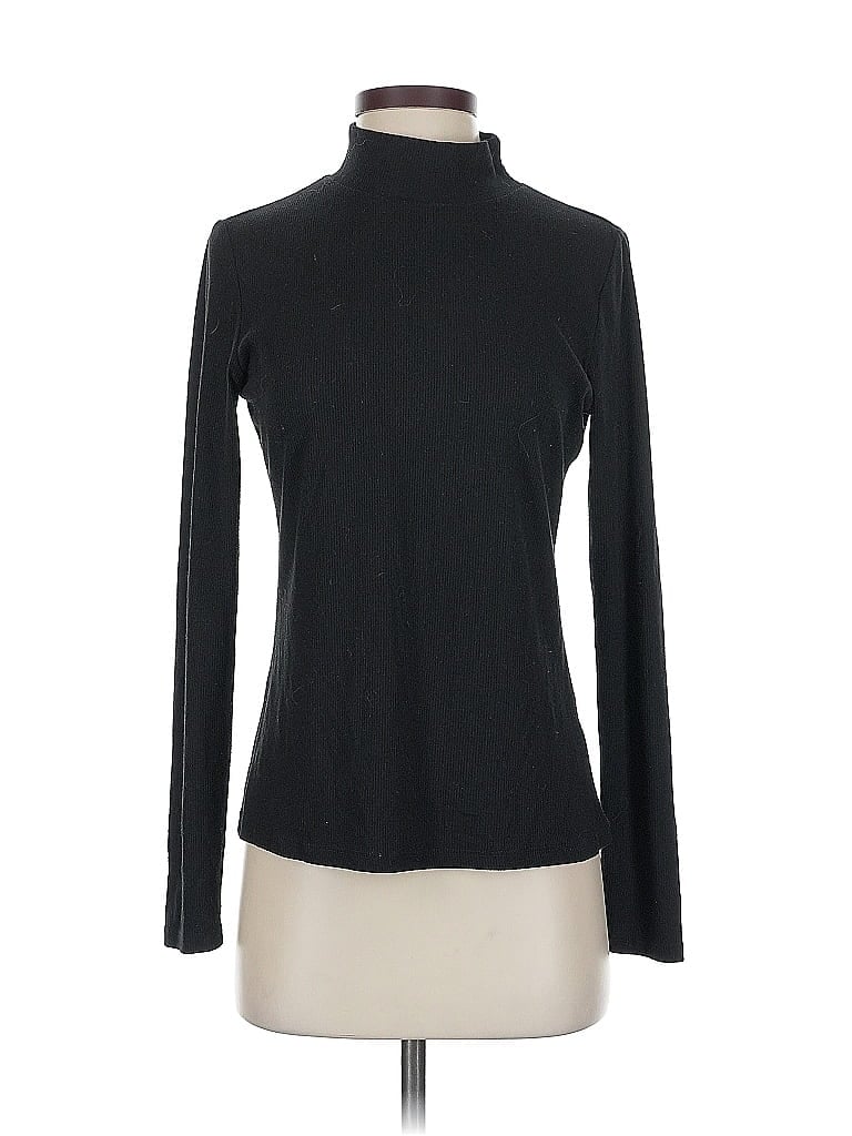 Pre-owned Assorted Brands Turtleneck Sweater In Black
