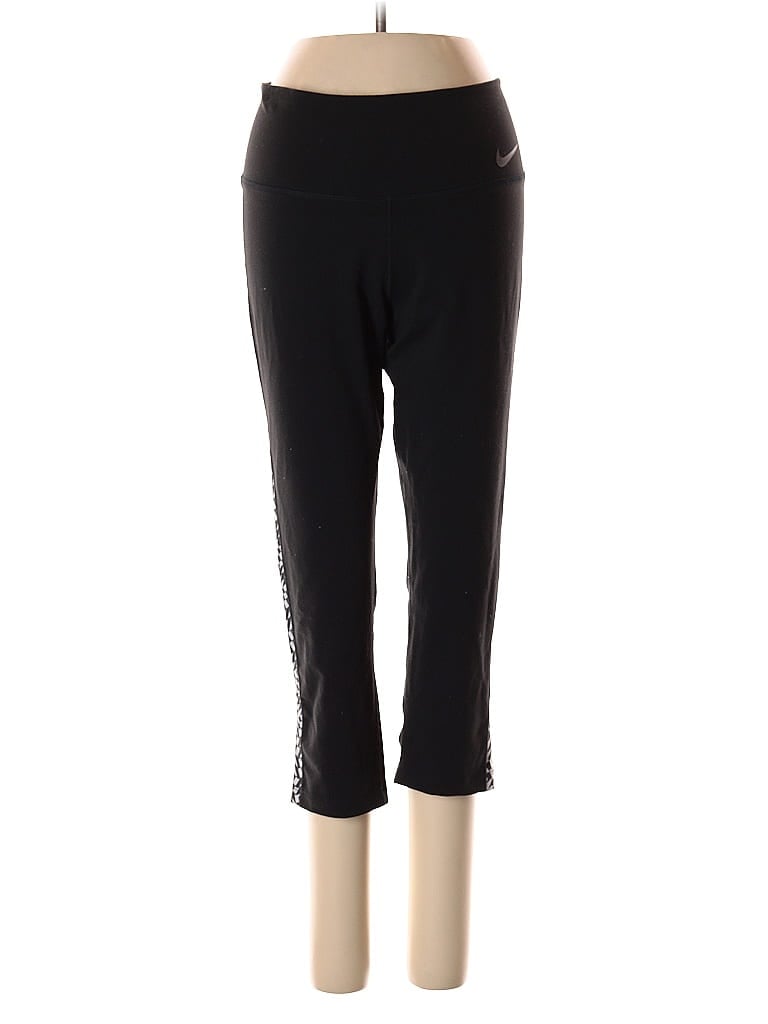 Pre-owned Nike Active Pants In Black