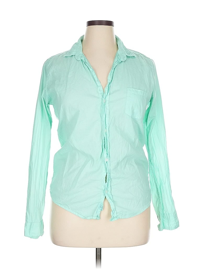 Frank & Eileen 100% Cotton Green Long Sleeve Button-Down Shirt Size XL - photo 1