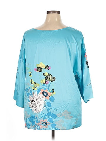 Soft Surroundings 3/4 Sleeve Blouse (view 2)