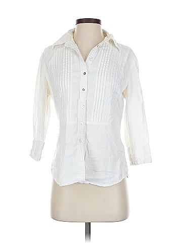 Carole Little 3/4 Sleeve Button-Down Shirt (view 1)