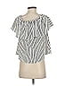 Sherosa 100% Polyester Ivory Short Sleeve Blouse Size S - photo 4