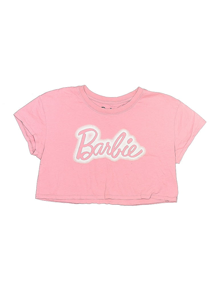 Click to view more detailed imagery on our partner's website Pre-owned Barbie Kids' Short Sleeve T-shirt In Pink
