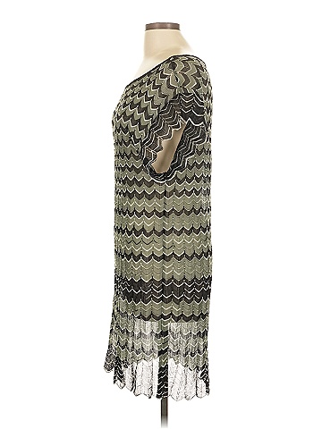M Missoni Gray Black Cocktail Dress Size 10