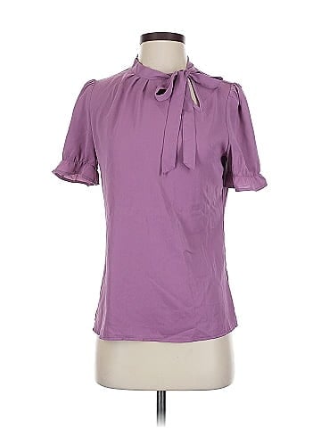 Allegra K Short Sleeve Blouse (view 1)