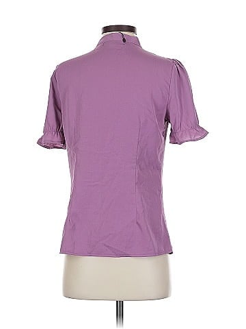 Allegra K Short Sleeve Blouse (view 2)