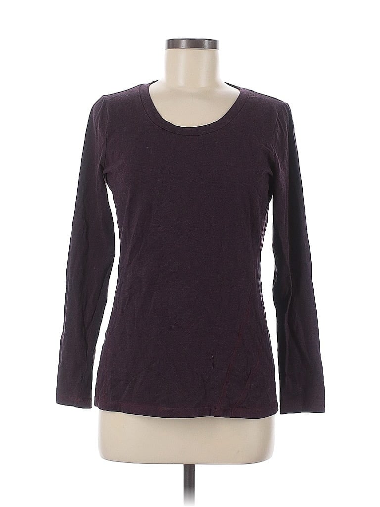 T by Talbots Purple 3/4 Sleeve T-Shirt Size M - photo 1
