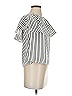 Sherosa 100% Polyester Ivory Short Sleeve Blouse Size S - photo 5