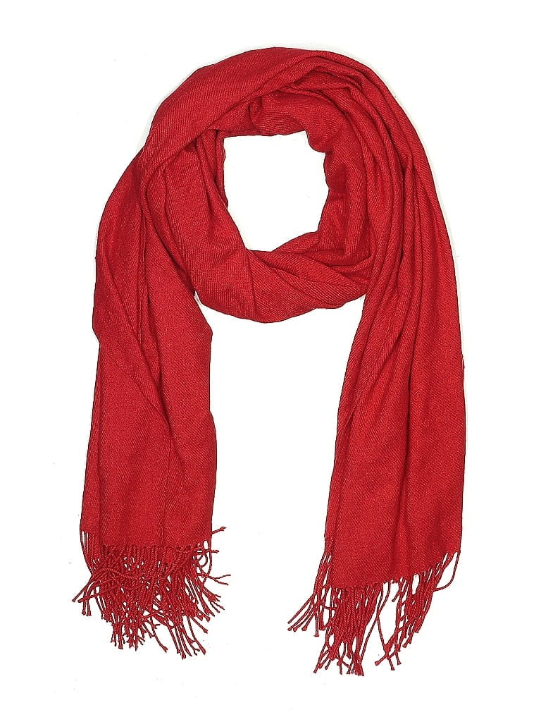 Pre-owned Unbranded Scarf In Red