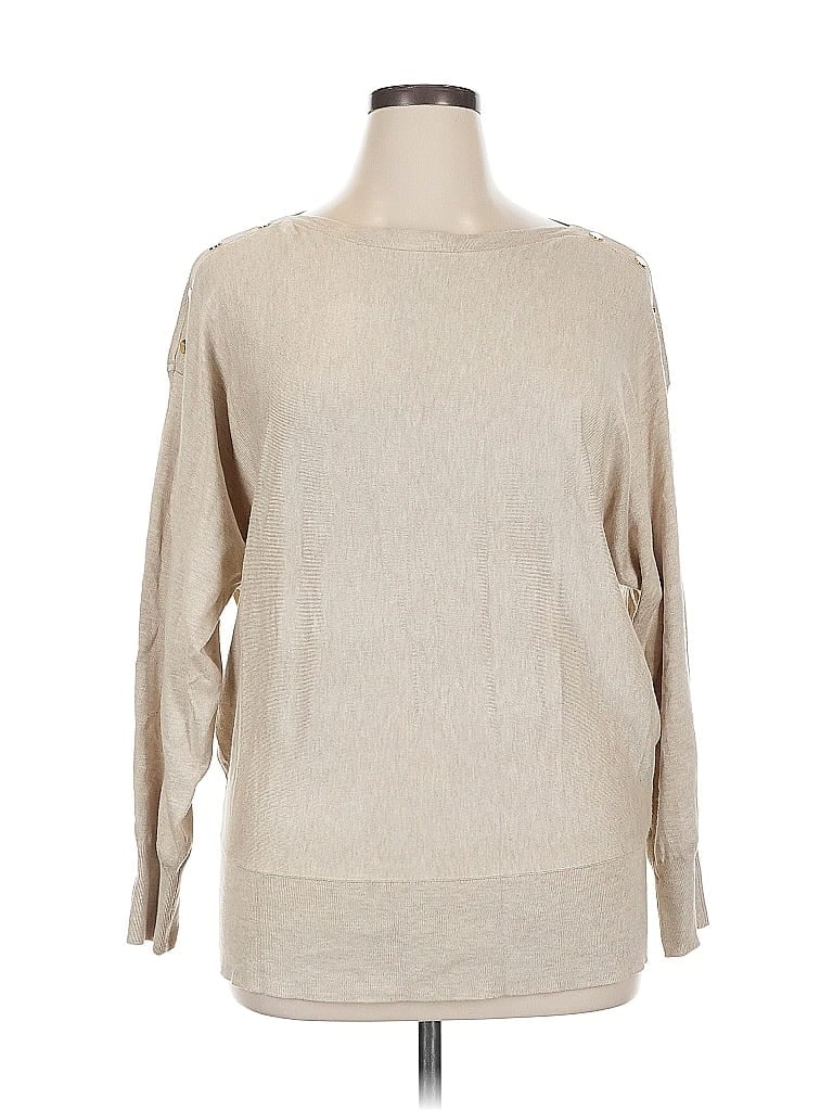 JM Collection Tan Pullover Sweater Size XL - photo 1