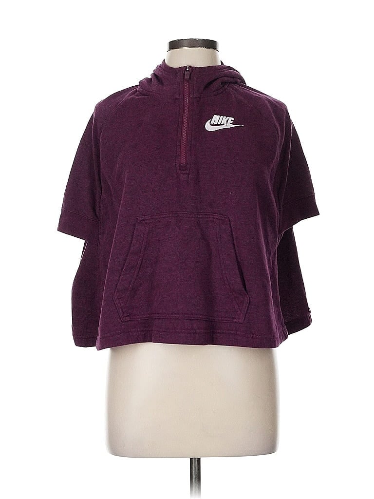 Pre-owned Nike Poncho In Purple