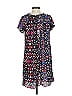 Veronica M. 100% Polyester Print Blue Casual Dress Size S - photo 2