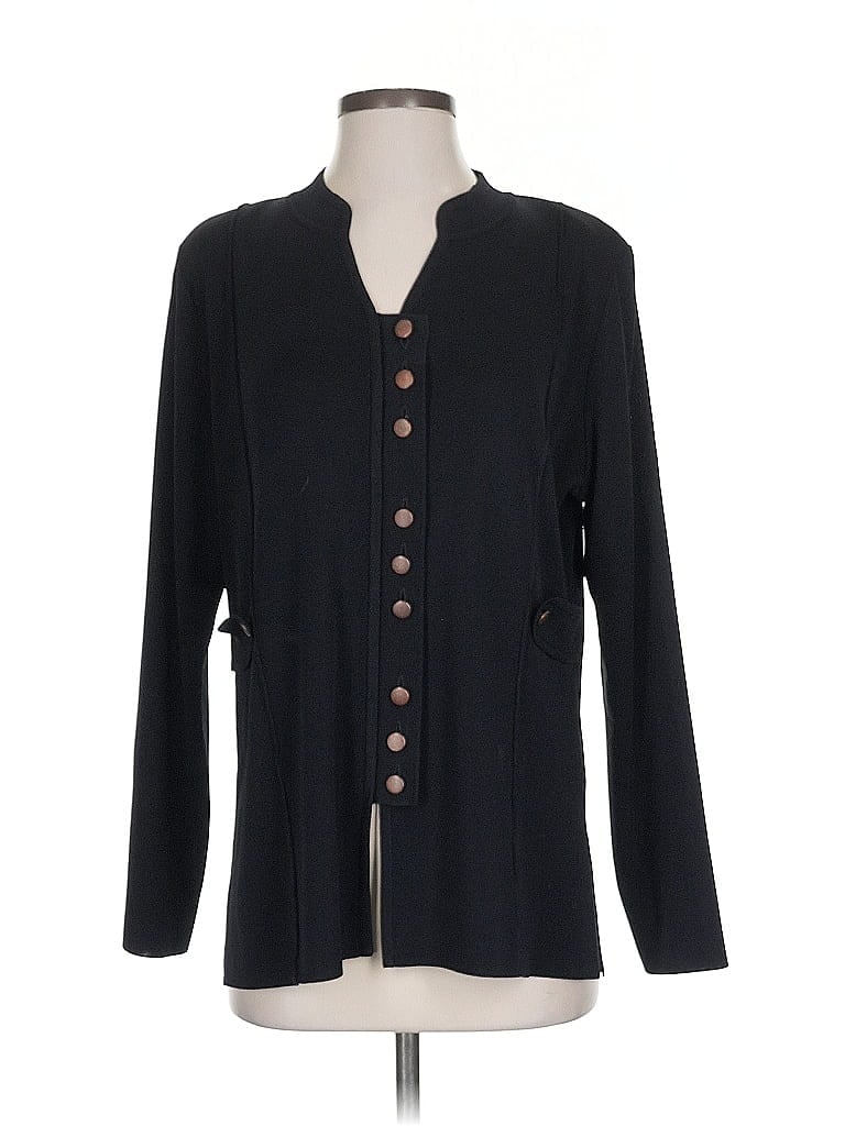misook 100% Acrylic Black Cardigan Size S - photo 1